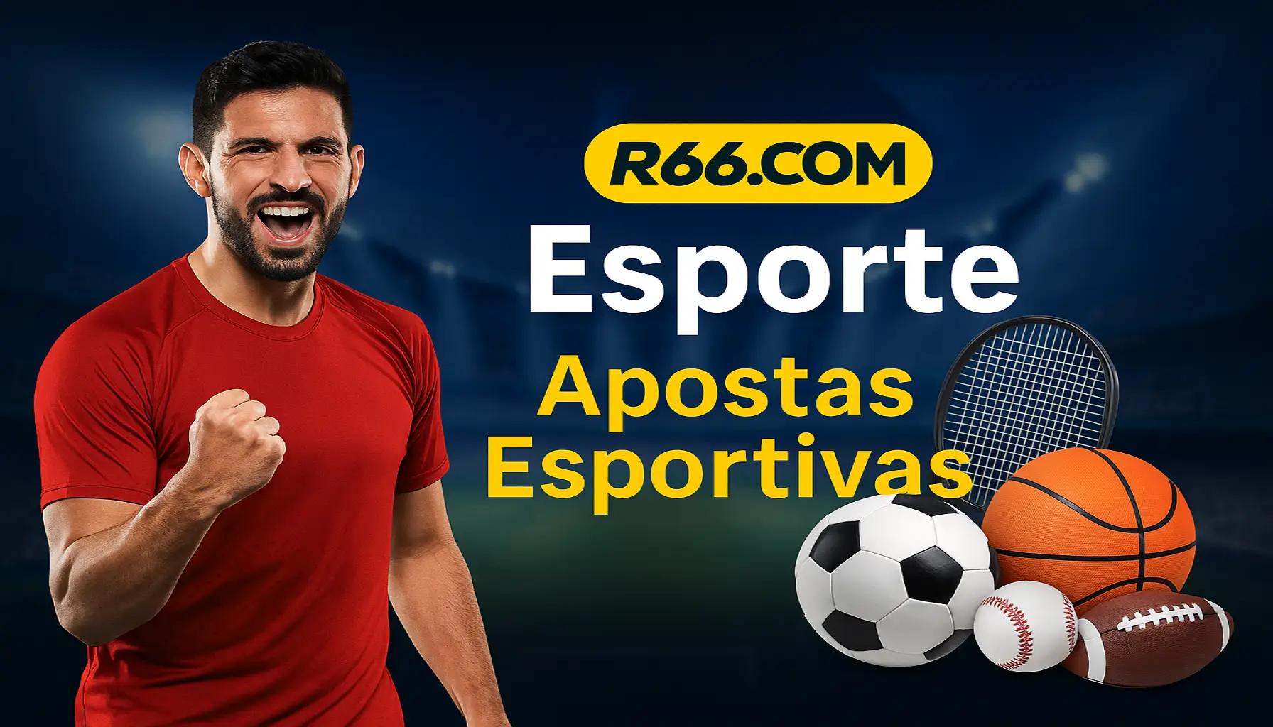 Aposte em apostas esportivas no cassino online R66.COM
