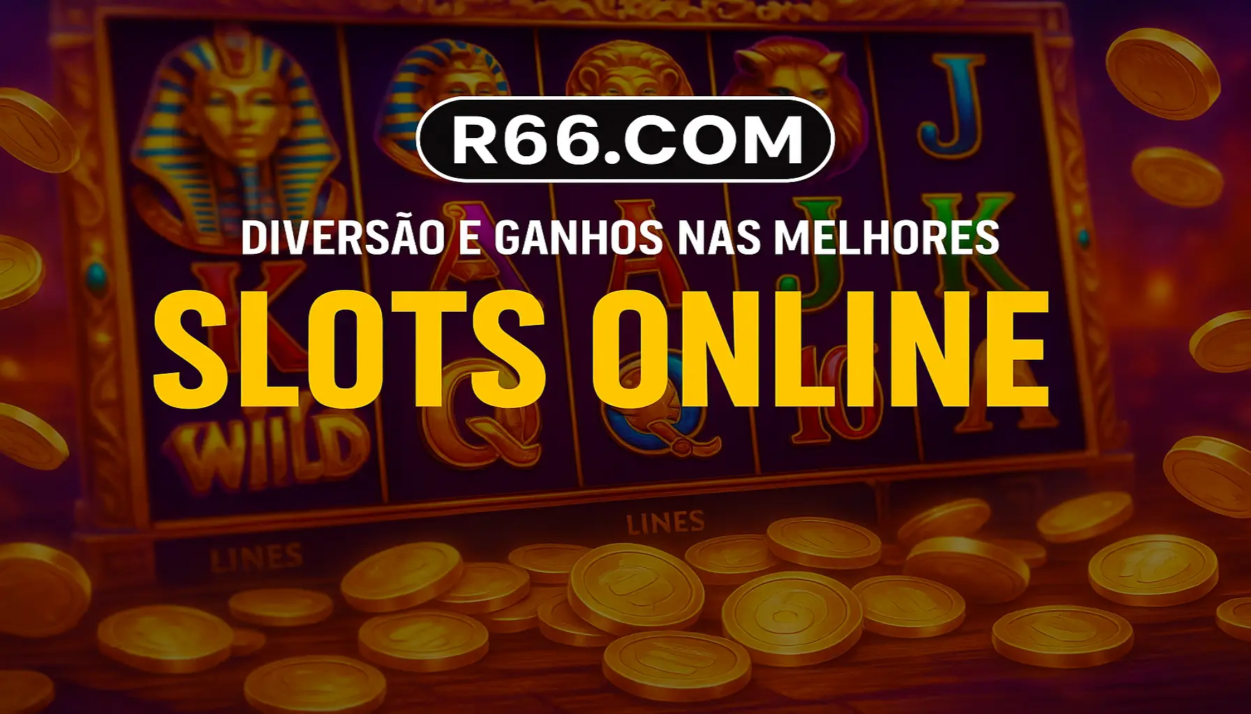 Explore o mundo das slot machines no R66.COM Casino